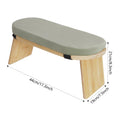 Bymaocar Foldable Kneeling Meditation Bench  Coffee/Gray/Green Color