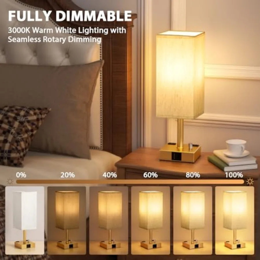 Fully Dimmable Nightstand Lamps