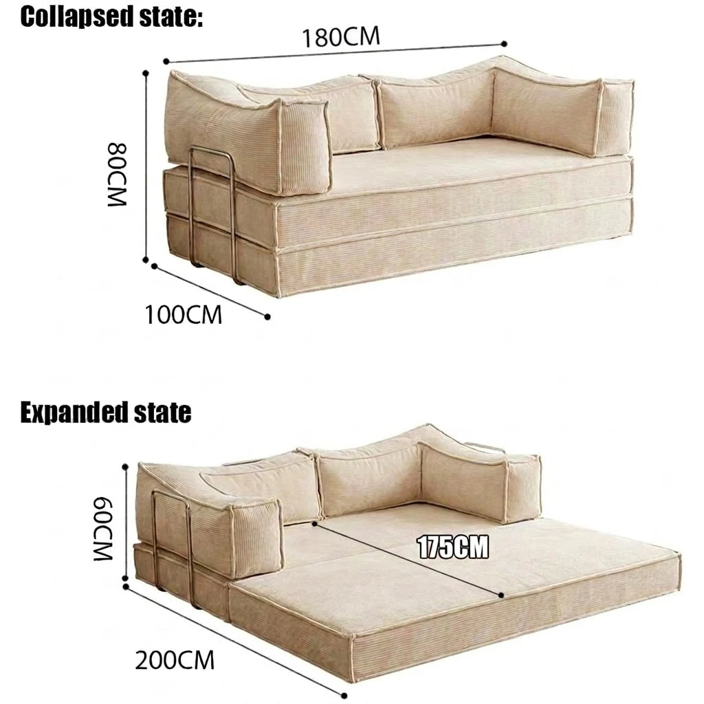 Modular Sectional Sofa Light Luxury Vintage Upholstered