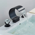 Deck Mount Basin Dual Handle Cold/Hot Crane Taps