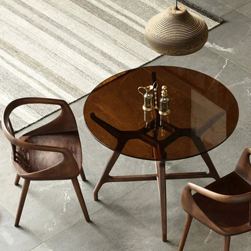 Wood Minimalist Ergonomic Designer Dining Chairs