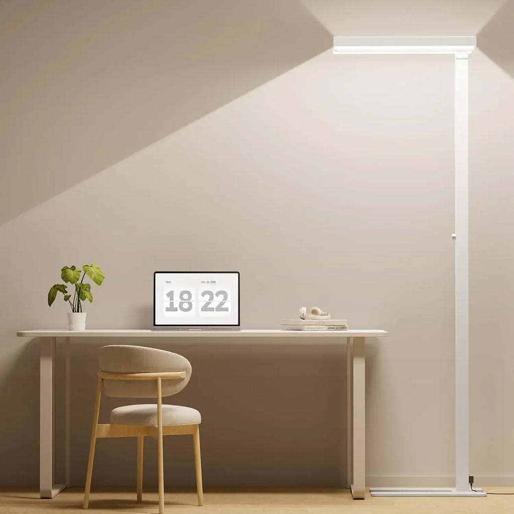 6000LM LED Floor Lamp, Eye-Caring Reading Standing Light,