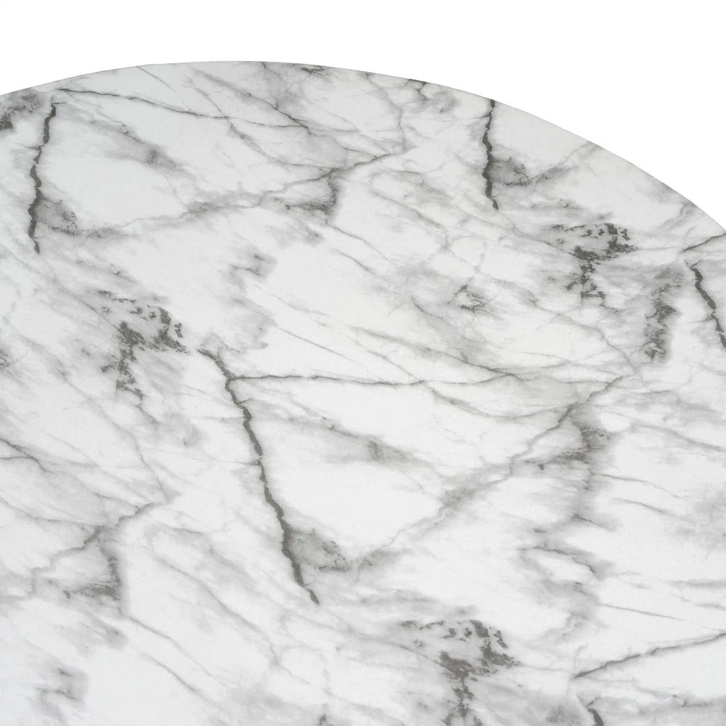 Handcrafted Faux Marble Coffee Table Indoor/Outdoor No Assembly