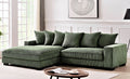 Luxe - Oversized 2-Piece Sectional L-Shaped Sofa Chaise