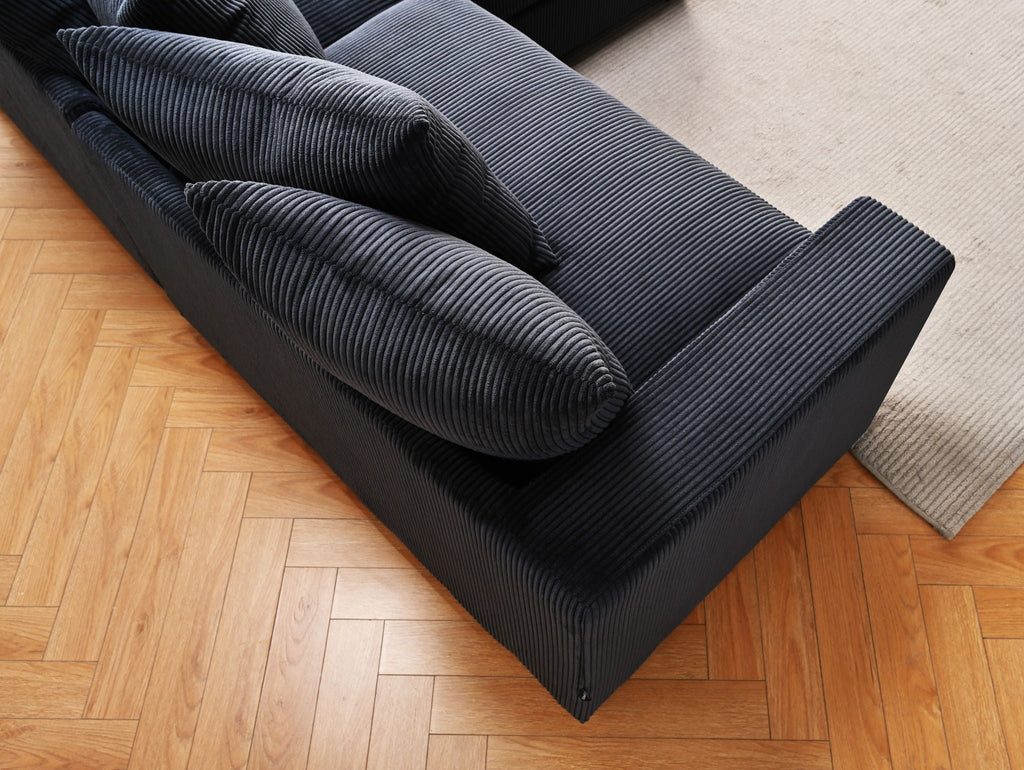 Luxe - Oversized 2-Piece Sectional L-Shaped Sofa Chaise