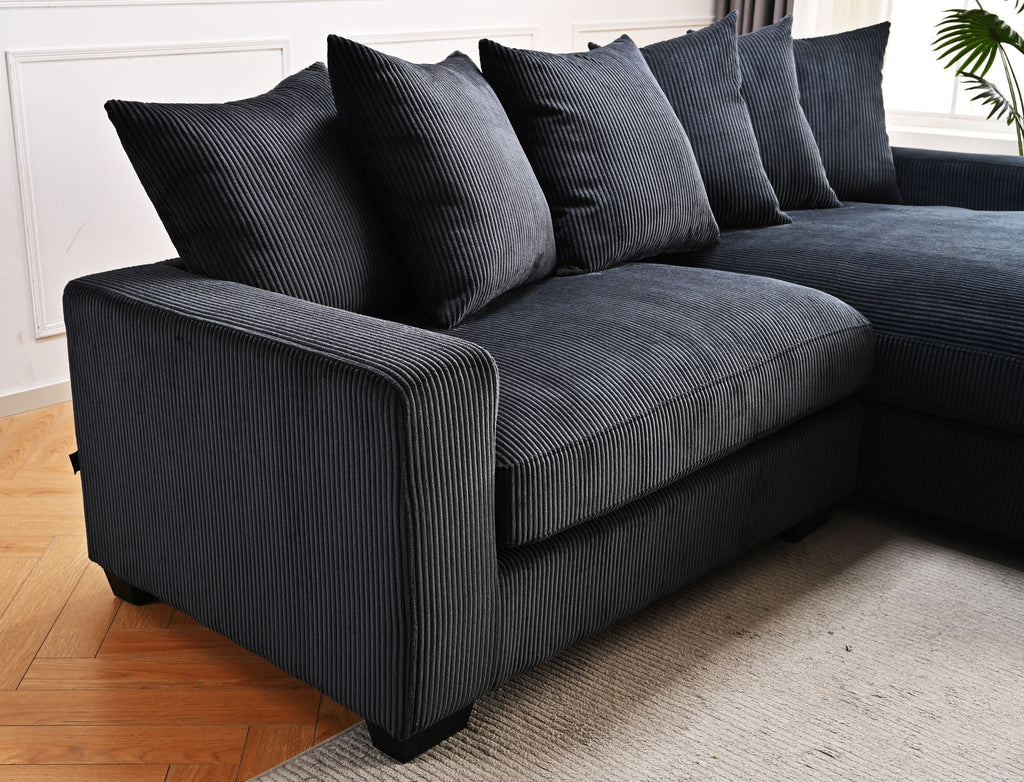 Luxe - Oversized 2-Piece Sectional L-Shaped Sofa Chaise